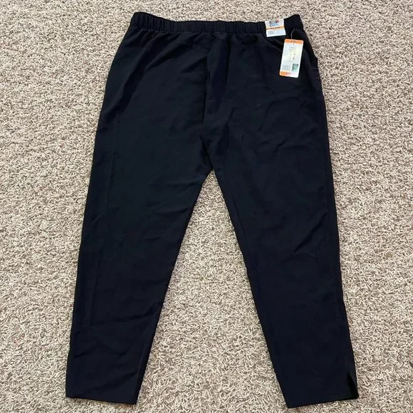 NWT 32 Degrees Women's Mini Twill Pull-On Pants Black, Size XXL (New) - Picture 6 of 9